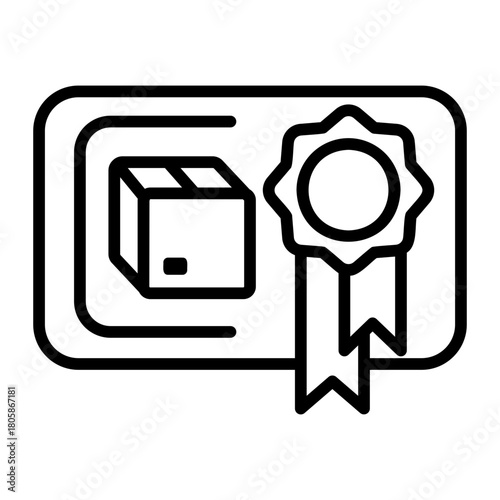 quality control Line Icon