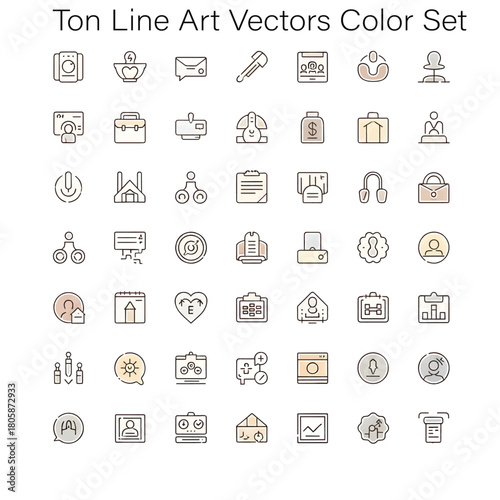 Ton Concept Illustration