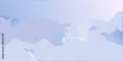 Abstract watercolor background with soft pastel blue and purple brushstrokes and subtle sparkling light effects