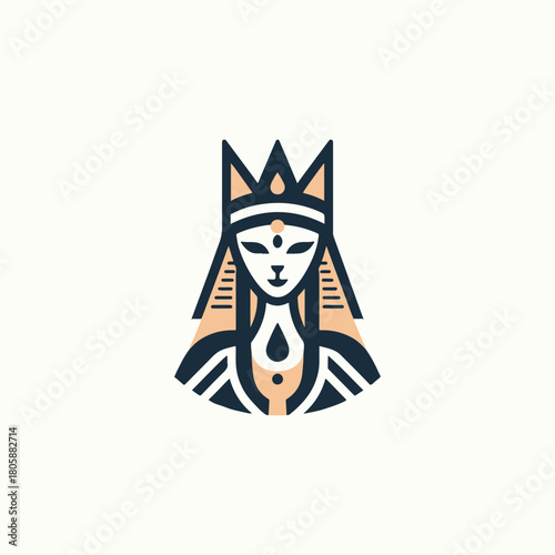 Goddess Bastet Logo