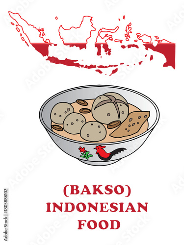 Indonesian Bakso Food