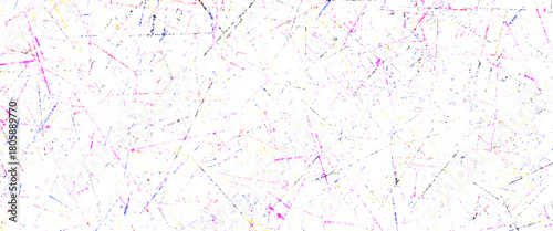 Vector Multicolor Random Lines Pattern For Scratch Texture Background