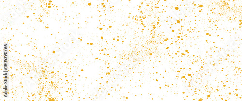 Vector Modern Gold Spray Paint Abstract Texture Ink Splatter With White Background