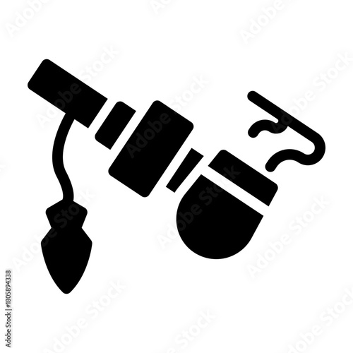 indian pipe Solid icon