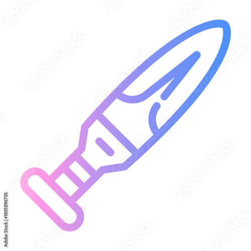 knife Line Gradient Icon