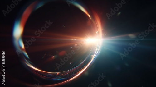 Sun flare effect, abstract circle, digital lens flare, lens flare, light leak, overlay background