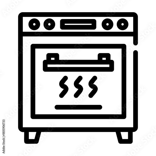 oven Line Icon