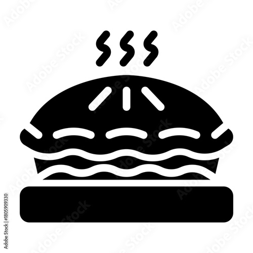 apple pie Solid icon