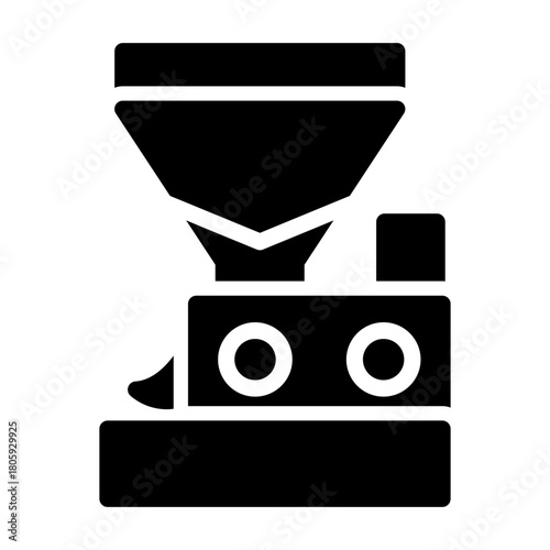 coffee mill Solid icon