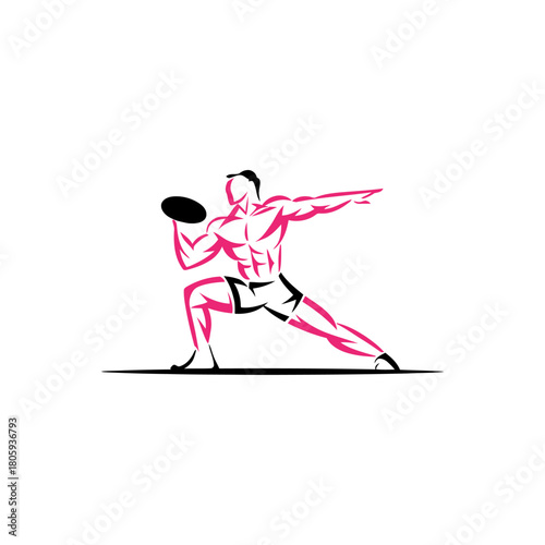 Discus Thrower logo