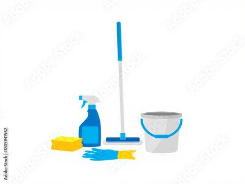 Essential cleaning supplies for a sparkling home