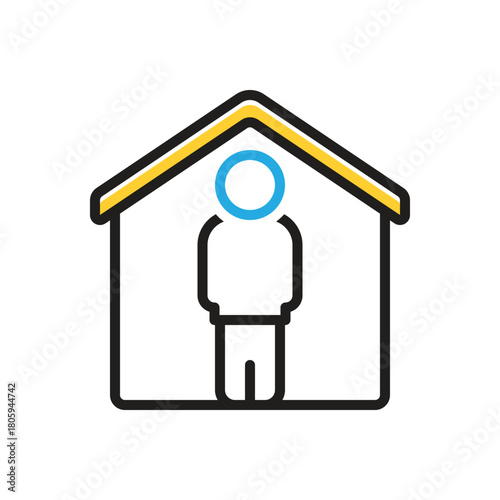 Multi color icon for stay