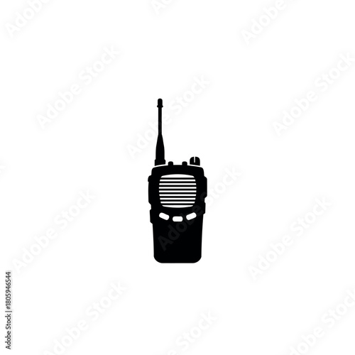 Walkie Talkie Icon Silhouette vector design