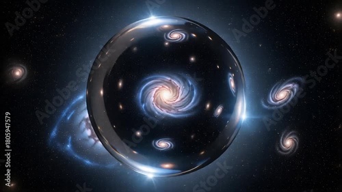 Explore swirling galaxies and cosmic wonders in deep space, a celestial journey into the unknown, perfect for documentaries and educational content