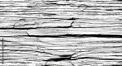 Close-up of weathered wooden planks with visible grain.
