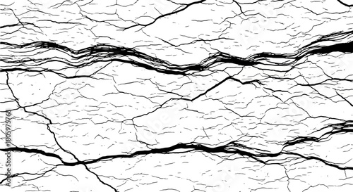 Cracked Earth Texture Background.