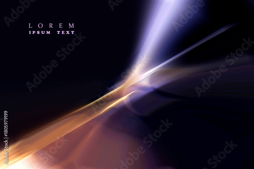 ABSTRACT BLURRED BACKGROUND. The light spills onto the black background, creating an interesting abstract design—a pattern of lines and halftones that evokes various associations in your imagination.