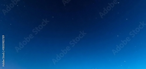 Vast, deep twilight blue sky speckled with countless distant stars,  art,  shine