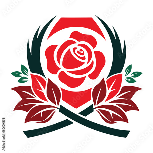 Wallpaper Mural the England rugby union logo Torontodigital.ca