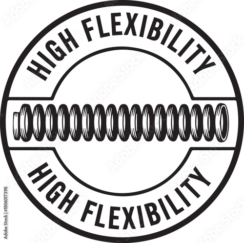 High Flexibility vector icon badge stamp for product quality and engineering features