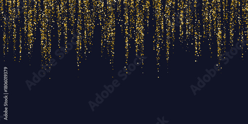 Abstract background with gold glitter. Vector illustration. Can be used for advertising, presentation