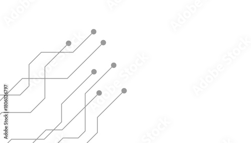 Abstract futuristic circuit board Illustration, Circuit board with various technology elements. Circuit board pattern for technology background. Vector illustration