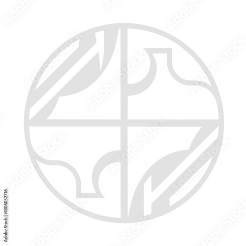 Line art horse logo for an equestrian club (alt)