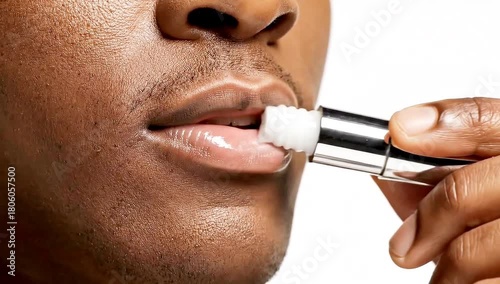 Hydrating lip treatment application for supple lips and a healthy, attractive smile