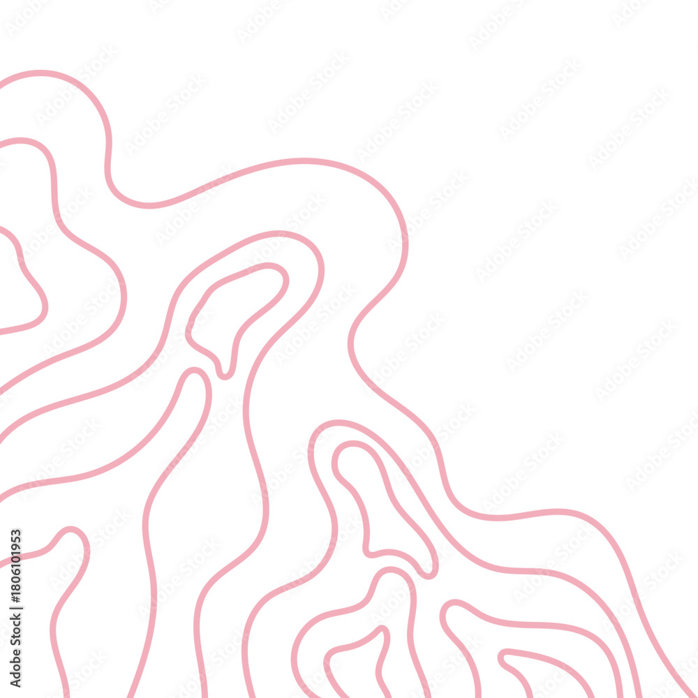 Fototapeta premium Topographic Abstract Corner