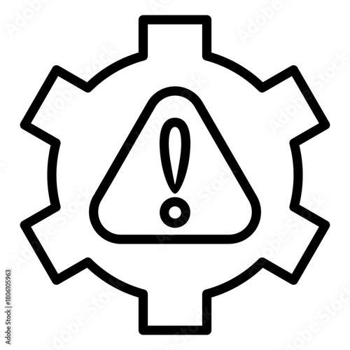 Technical Issue Outline Icon