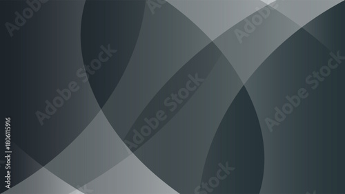 Abstract black and white background with futuristic geometric line design, texture, and wave pattern illustration template