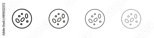 Human cells icon. Simple graphic element set
