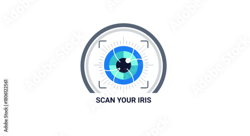 Secure authentication with iris scan technology for modern security systems and access control, offering advanced biometric identification and data privacy