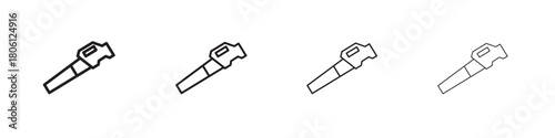 Leaf blower icon. Simple graphic element set