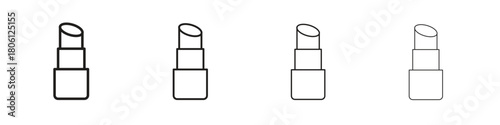 Lipstick icon. Simple graphic element set