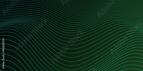 Dark Green vector pattern with lines. An elegant bright illustration with gradient. The best blurred design for your business.