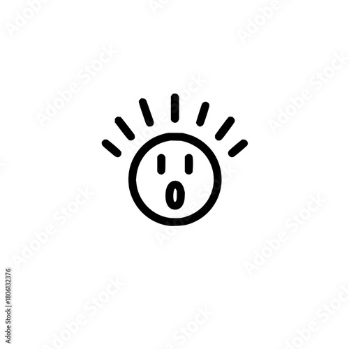 Surprised toast bread face cartoon illustration food breakfast bakery cute funny scared shocked expression design 100