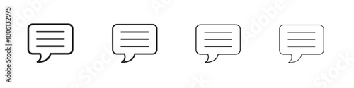 SMS icon. Simple graphic element set