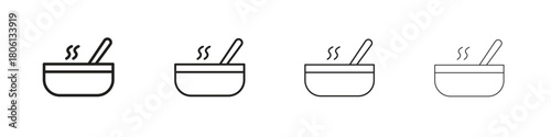 Stew icon. Simple graphic element set