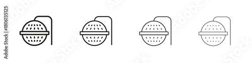 Tea infuser icon. Simple graphic element set
