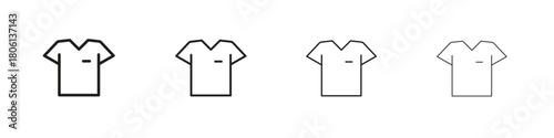 Tshirt icon. Simple graphic element set