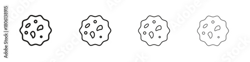 White blood cell icon. Simple graphic element set