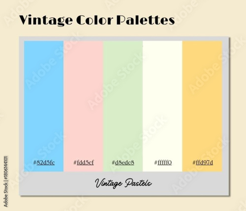 A warm-hearted vintage color palette supporting nature-based branding with rustic softness and harmony.