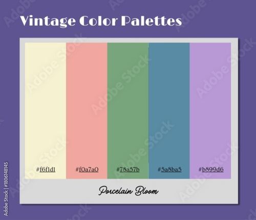 A smooth vintage color palette ideal for event branding requiring elegance and warm tones.