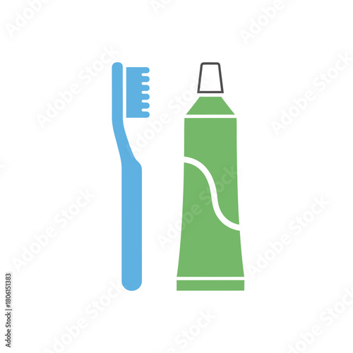 Toothbrush and Toothpaste - Essential Tools for Oral Hygiene.