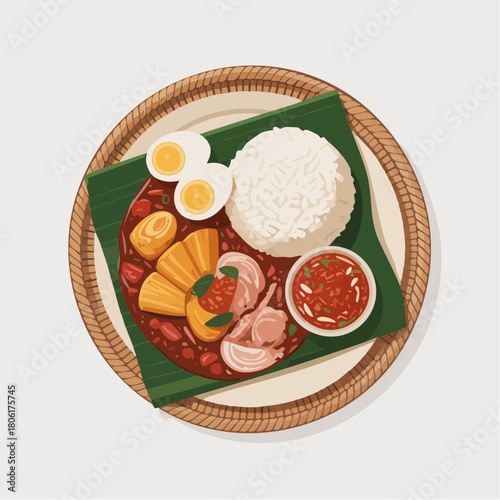 Nasi Lemak A Malaysian Culinary Delight.