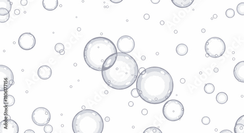 Delicate bubbles floating gently create a clean, modern aesthetic for backgrounds, overlays, and charming designs with a light, airy feel