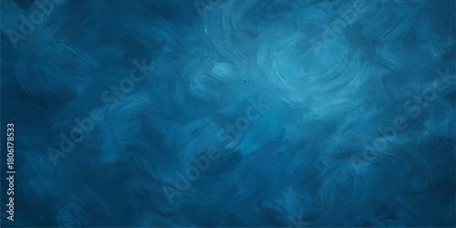 Dark blue abstract background of night sky and clouds with a hint of light and mist for texture