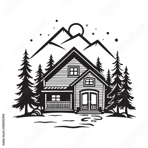 Metropolitan Skyline Silhouette Art