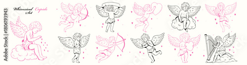 Fotografie Coquette cupid set